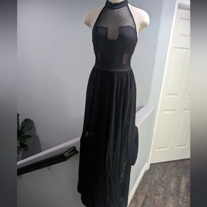 Long black dress
